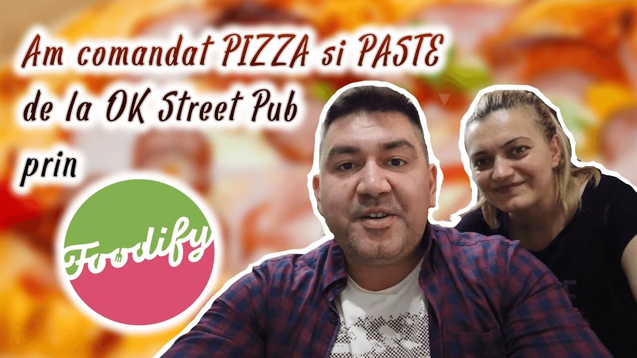 🍕 Am comandat pizza si penne siciliene de la OK Street Pub prin Foodify