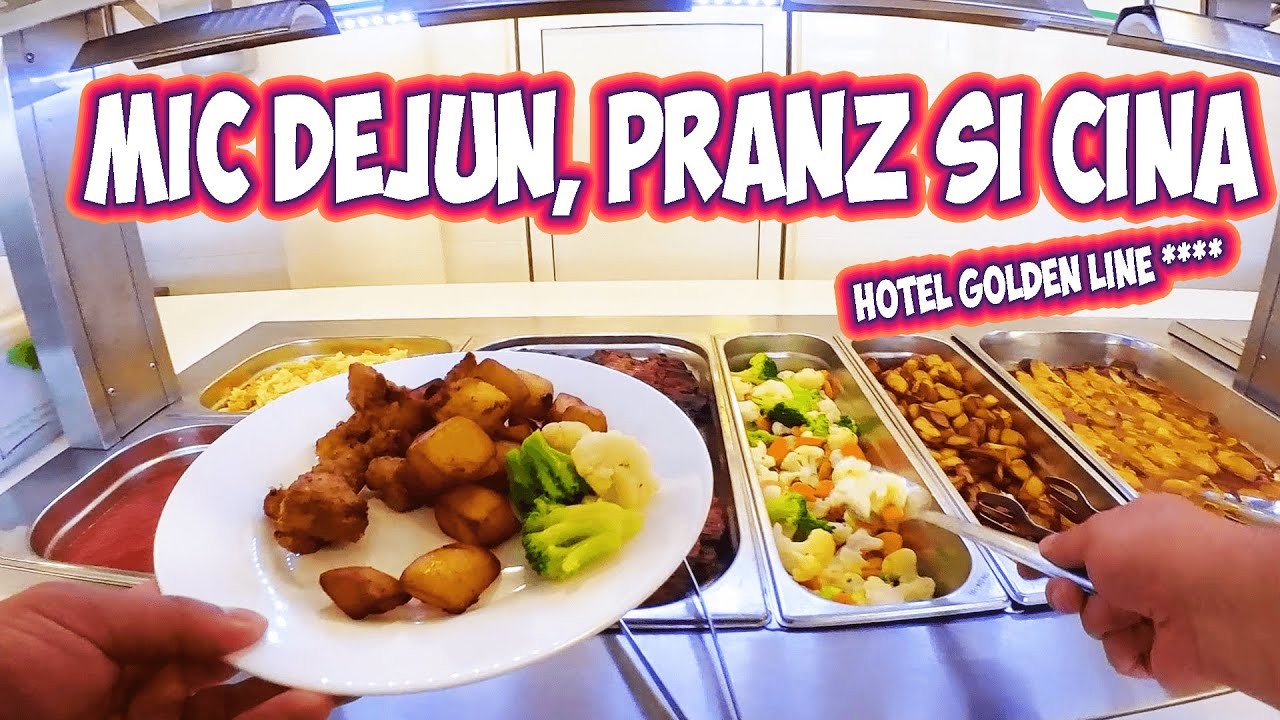 😋 micul dejun, pranzul si cina la all inclusive Golden Line **** din Nisipurile de Aur