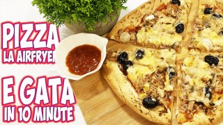 🍕 Pizza la AirFryer - am explicat pas cu pas ce am facut