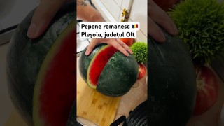 Pepene romanesc din comuna Pleșoiu, județul Olt