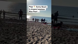 Plaja 🏖️ din Sunny Beach în dreptul hotelului Blue Pearl