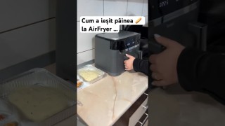 Cum a ieșit pâinea 🥖 la AirFryer #airfryer