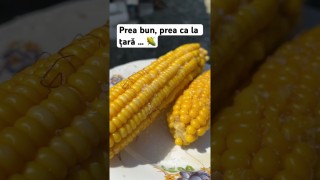 Prea bun, prea ca la țară 🌽 porumb fiert la tuci