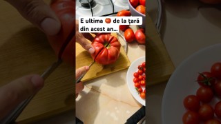 E ultima roșie 🍅 de la țară din acest an…