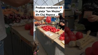 Produse românești 🇷🇴 în piața “Ion Meșter” din Cluj Napoca la început de septembrie …