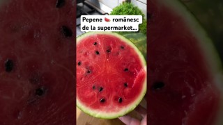 Pepene 🍉 românesc cumpărat de la supermarket la final de sezon …