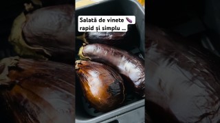 Salată de vinete 🍆 rapid și simplu cu vinete coapte la AirFryer…