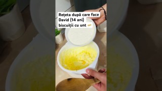 Rețeta după care face David biscuiții cu unt …