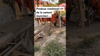 Produse românești 🇷🇴 de la oameni muncitori … ni le-a vândut o bătrânică din Grădinari