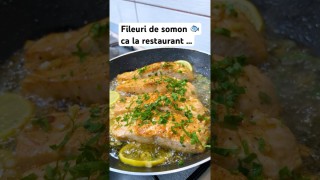 Fileuri de somon 🐟ca la restaurant …