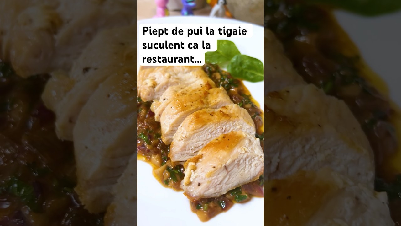 Piept de pui la tigaie suculent ca la restaurant ..