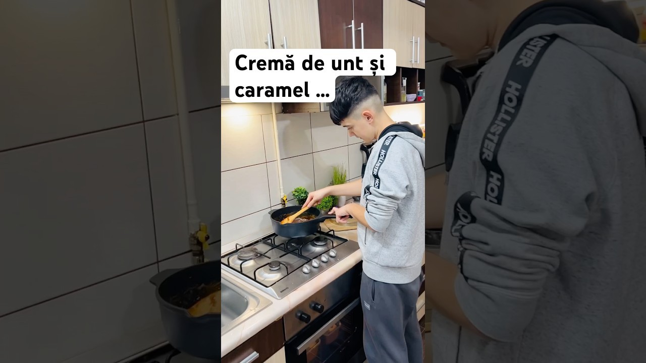 Cremă de unt și caramel … foarte potrivită pentru decorarea torturilor sau a brioșelor …