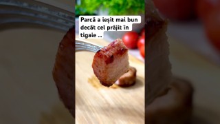 Mușchi de porc afumat în afumătoarea de la țară pregătit la AirFryer …