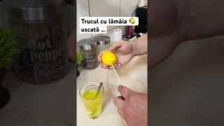 Trucul cu lămâia 🍋 uscată …