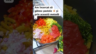 Am încercat să gătesc pastele și prin această metodă …