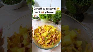 Cartofi cu cașcaval 🧀 ceapă 🧅 si bacon 🥓 …