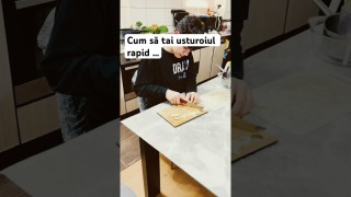 Cum să tai usturoiul rapid …