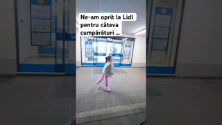 Ne-am oprit la Lidl pentru câteva cumpărături și …