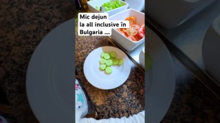 Mic dejun la all inclusive în Bulgaria - hotelul Alua Helios Bay din Obzor