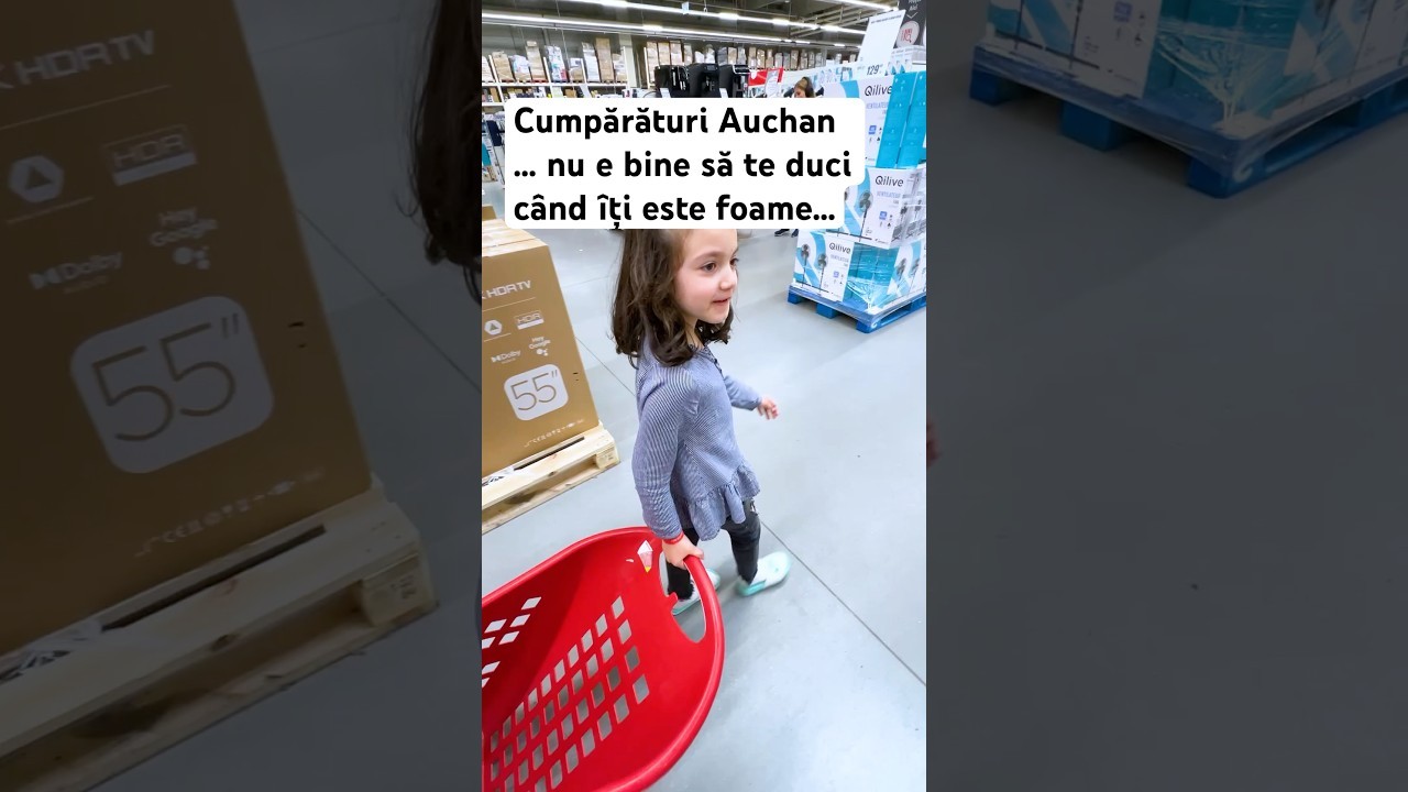 Cumpărături Auchan … nu e bine să te duci când îți este foame …