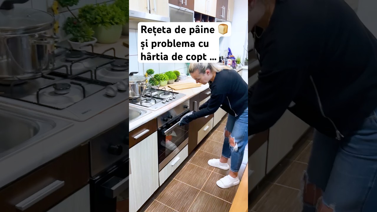 Rețeta de pâine 🍞 și problema cu hârtia de copt …