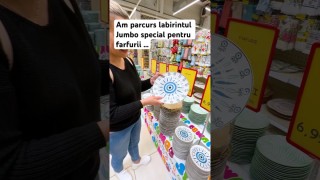 Am parcurs labirintul Jumbo special pentru farfurii, boluri și castroane …