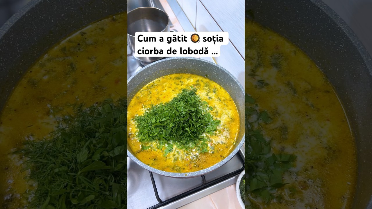 Cum a gătit 🥘 soția ciorba de lobodă culeasă din grădina de la țară …