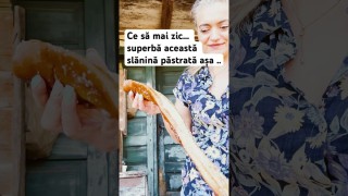 Ce sa mai zic … superbă această slănină păstrată în acest fel …