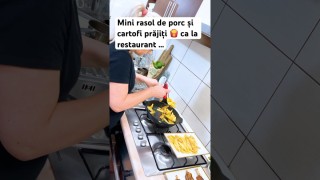 Mini rasol de porc și cartofi prăjiți ca la restaurant …