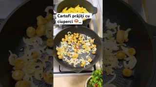 Cartofi prăjiți cu ciuperci 🍄‍🟫…