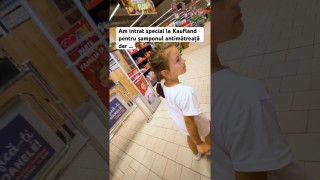 Am intrat special la Kaufland pentru șamponul antimătreață dar .