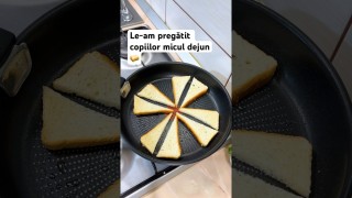 Le-am pregătit copiilor micul dejun …