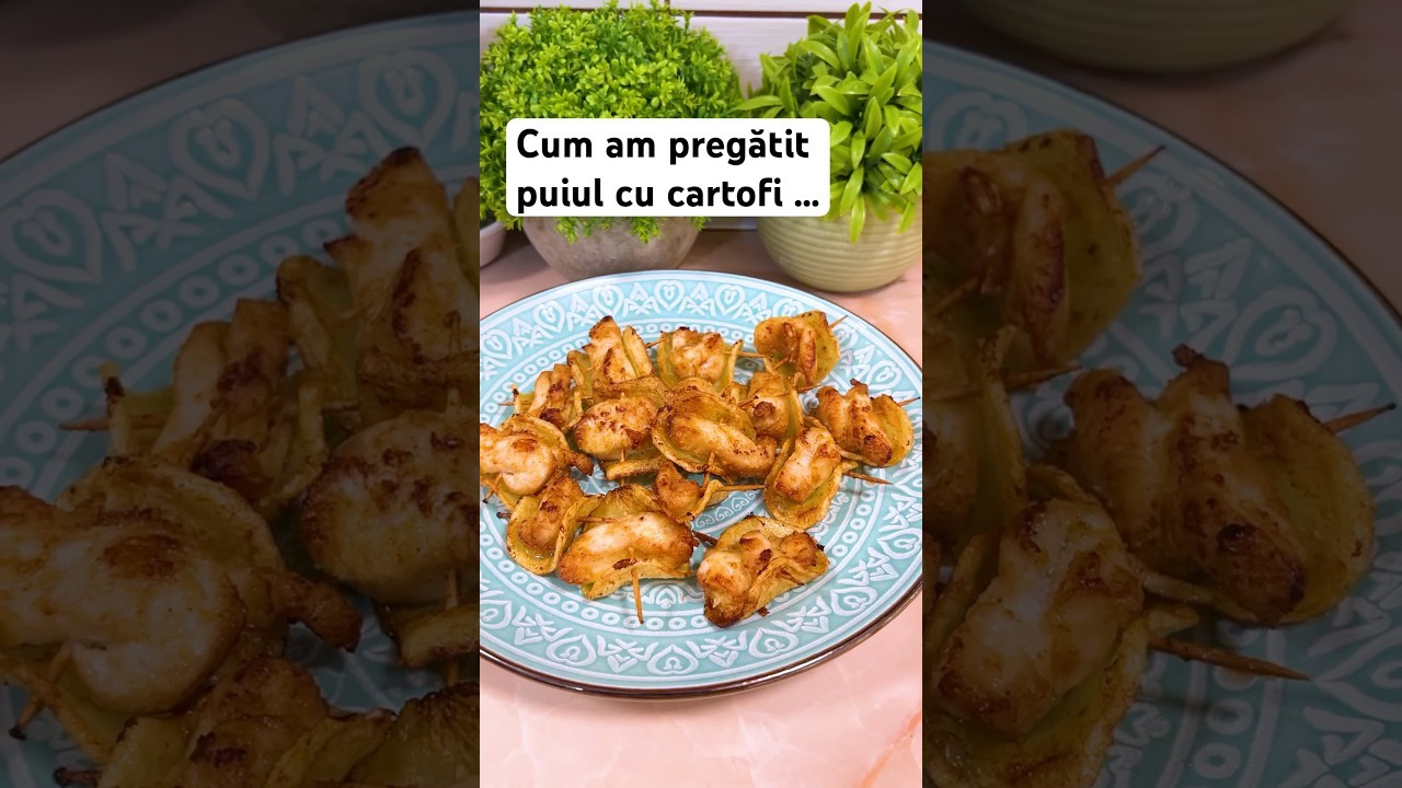 Cum am pregătit puiul cu cartofi …