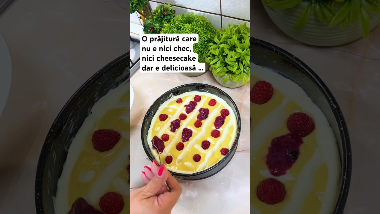 O prăjitură care nu e nici chec, nici cheesecake dar e delicioasă ..