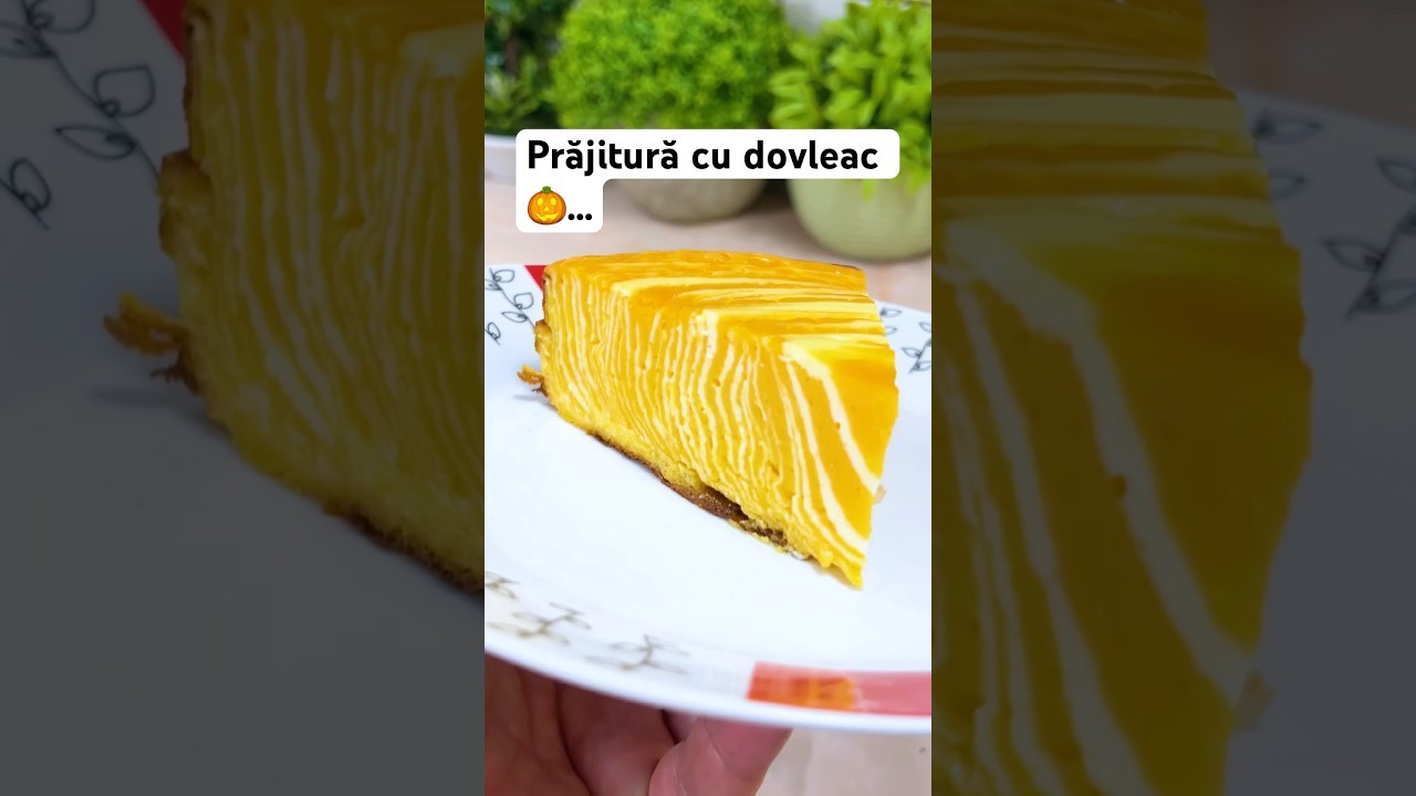 Prăjitură cu dovleac 🎃…