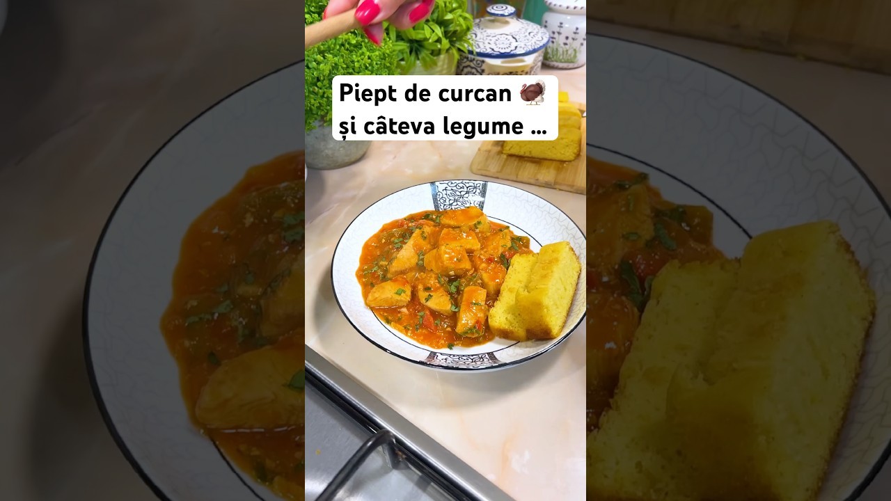Piept de curcan 🦃 și câteva legume …