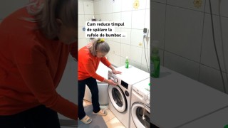 Cum reduce timpul de spălat la rufele de bumbac …