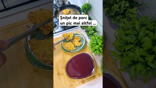 Șnițel de porc un pic mai altfel … asta cum m-a învățat soția …
