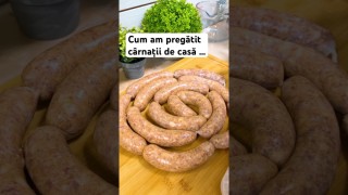 Cum am pregătit cârnații de casă …