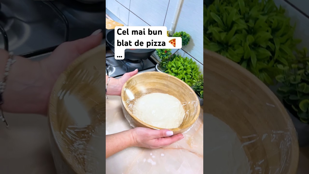 Cel mai bun blat pentru pizza 🍕 pe care l-a făcut soția până acum …