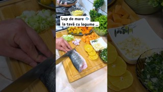 Lup de mare 🐟 la tavă cu legume …